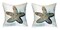 Pair of Betsy Drake Betsy’s Starfish No Cord Pillows 18 Inch X 18 Inch